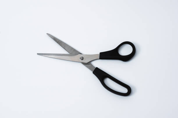istock Office Supplies. Scissors for office work isolated on white background 1729077660
