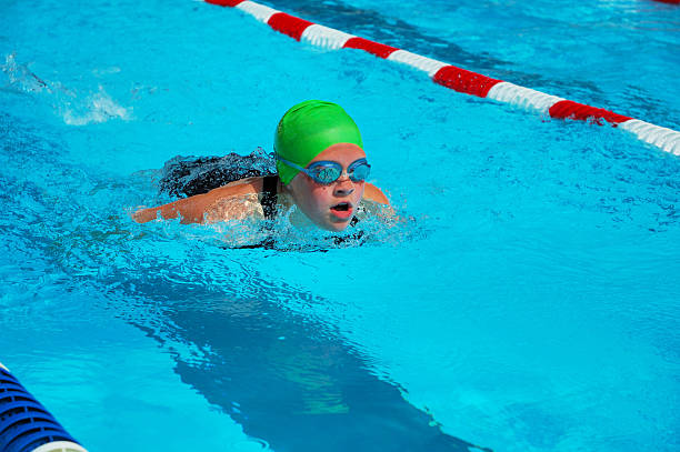 istock Young Female Butterfly Swimmer 172907808