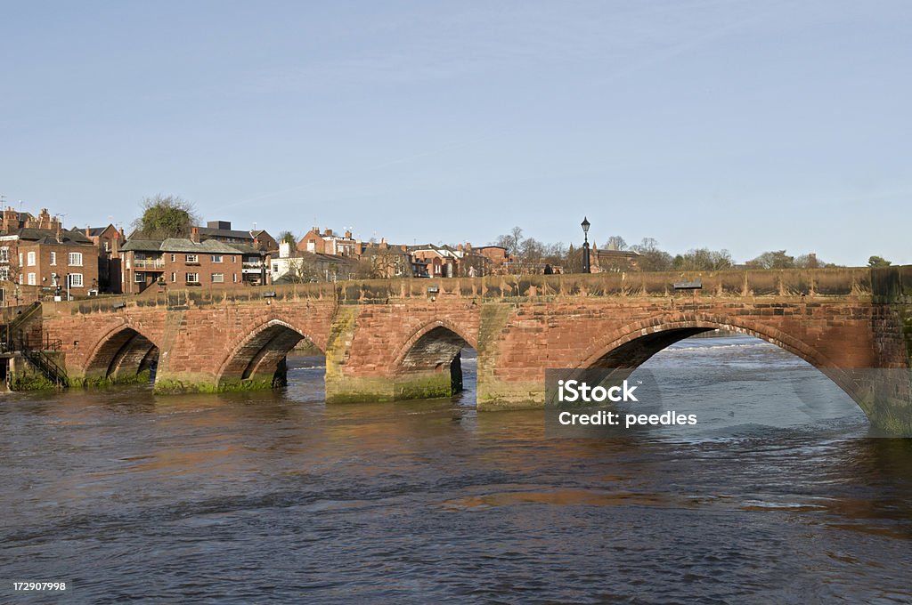 Old Dee Bridge-Chester - Foto de stock de Actividad libre de derechos