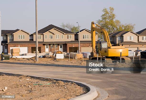 Nova Construção De Casa - Fotografias de stock e mais imagens de Lancil - Lancil, Construir, Exterior de edifício