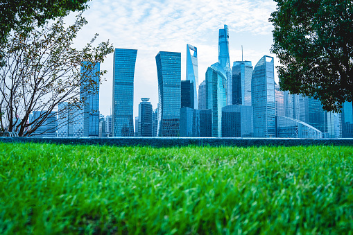 Shanghai city skyline