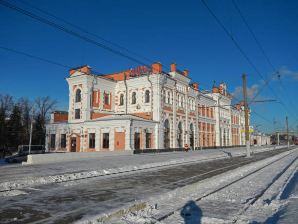 The railway station in Kaluga Russia