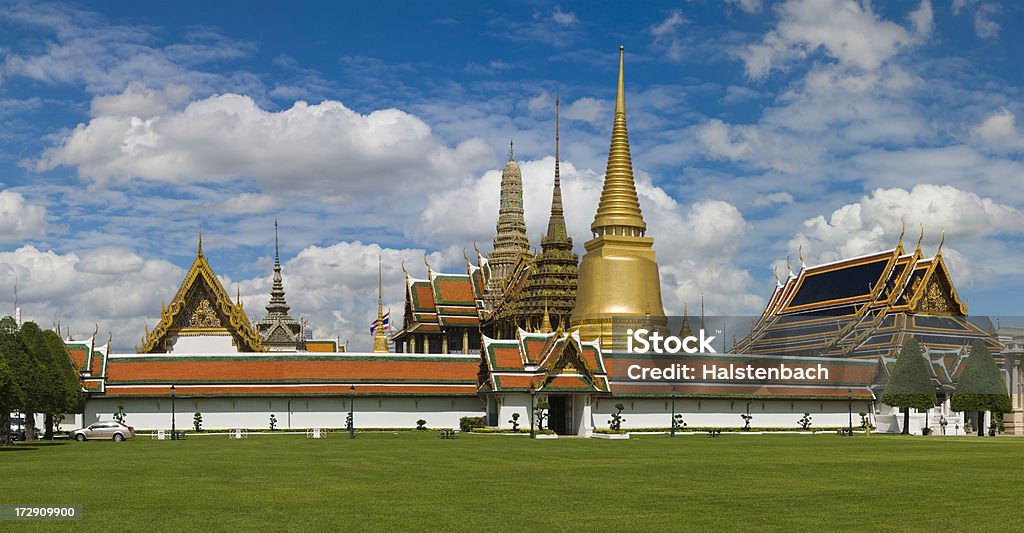 Wat Phra Kaeo, Banguecoque, Tailândia - Royalty-free Banguecoque Foto de stock