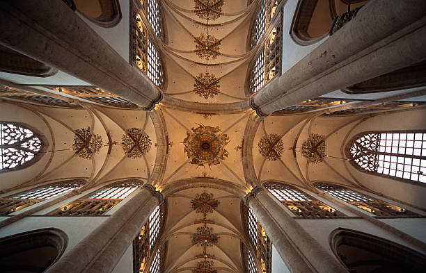 Paintings in a church, Breda, the Netherlands