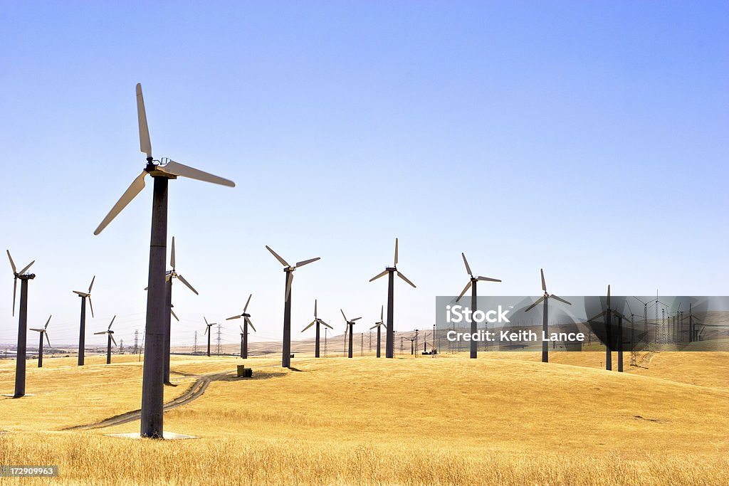 Turbinas eólicas - Foto de stock de Aerogenerador libre de derechos