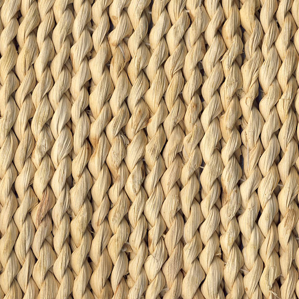 Raffia Mat High Resolution Grunge Texture stock photo