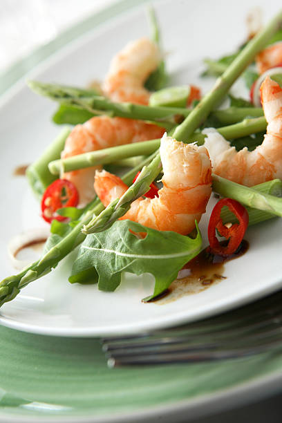istock Salads: Shrimps and Asparagus 172910210