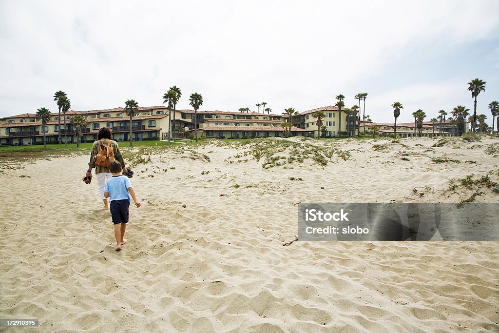 Возвращении на пляж - Стоковые фото Калифорния роялти-фри