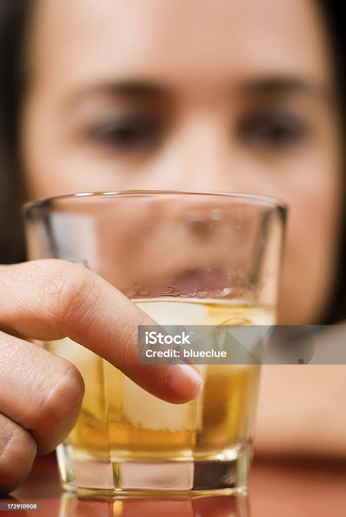 Traurigkeit und whisky - Lizenzfrei Abgeschiedenheit Stock-Foto