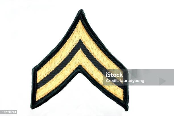 United States Army Corporal Insignia Stock Photo - Download Image Now - Army, Insignia, USA