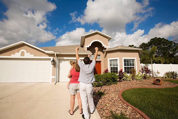 istock Young couple purchase their first new home 172911641