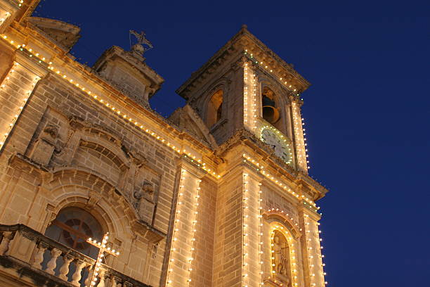 istock Church in the night - illuminated 172911806