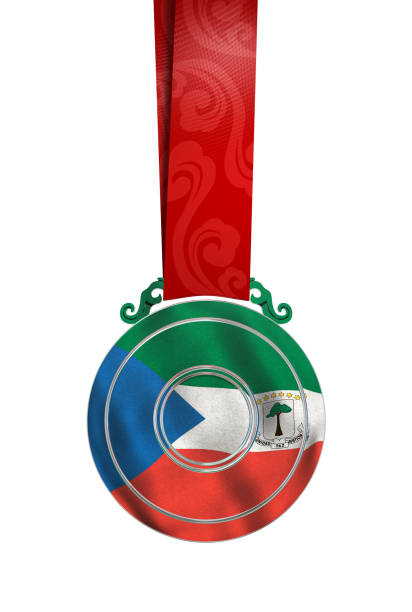 istock Medal with Equatorial Guinea's flag 172911967