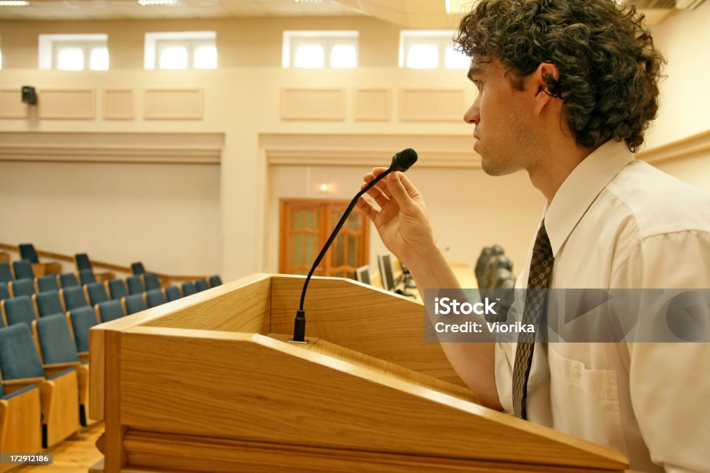 Discurso - Foto de stock de Orador Público royalty-free