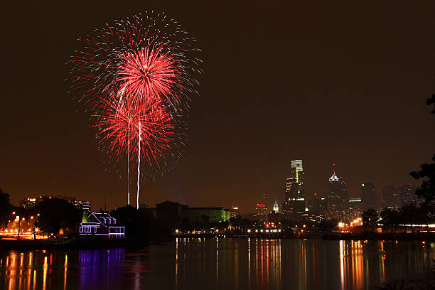 istock July 4th Fireworks, at Philadelphia 172912789