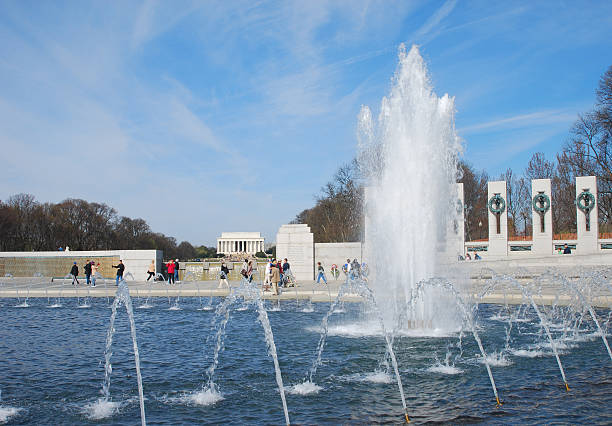 istock National World War II Mem. and Lincoln Memorial 172912799