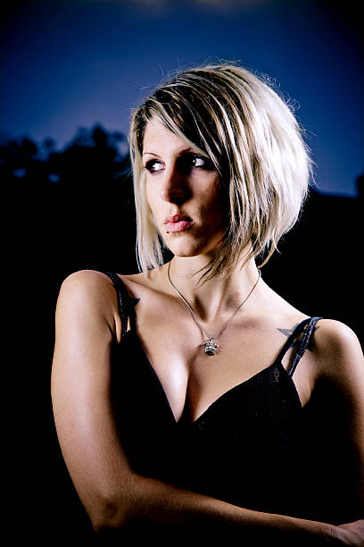 istock Blonde girl posing 172913261