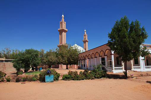 the vintage mosque in Omdurman in Khartoum, Sudan