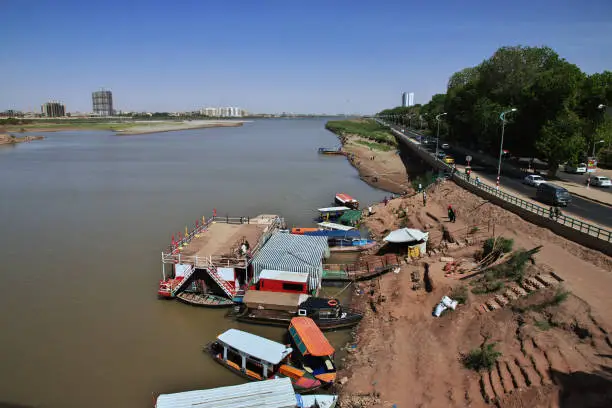 Photo of The Blue Nile River, Khartoum, Sudan
