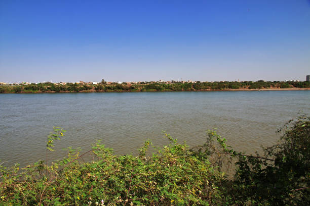 istock Confluence of White and Blue Nile rivers 1729136836