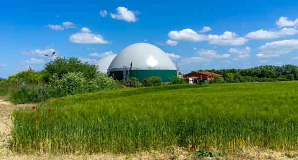 istock biogas production, biogas plant, bio power
with field 1729137395