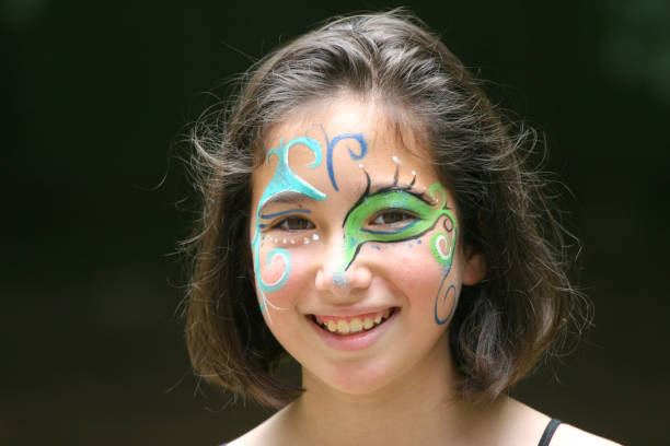 istock Girl with painted face 172913932