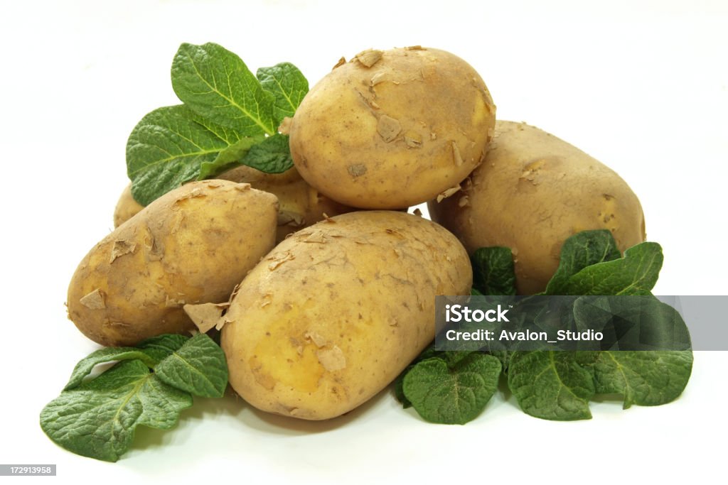 Ziemniaki - Zbiór zdjęć royalty-free (Zielony kolor)