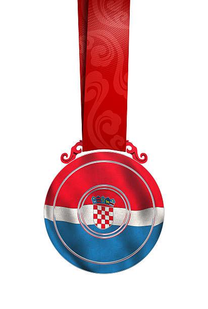 istock Medal with Croatia's flag 172914210
