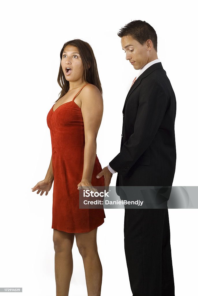 Sexuelle Belästigung - Lizenzfrei Angrapschen Stock-Foto