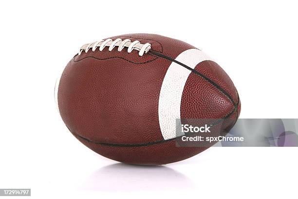 Football Stockfoto und mehr Bilder von Amerikanischer Football - Amerikanischer Football, Football - Spielball, Freisteller – Neutraler Hintergrund