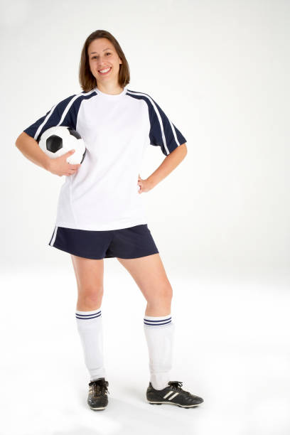 istock Young Woman Holding a Soccer ball 172915302
