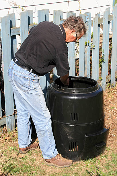 istock Senior Man Composting and Gardening at Home 172915941