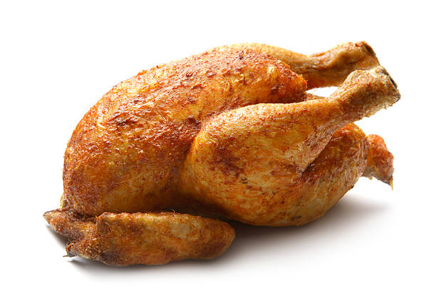aves: pollo asado - alimentos cocinados fotografías e imágenes de stock