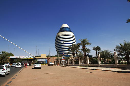 Khartoum, Sudan - 18 Feb 2017: Corinthia Hotel Khartoum, Sudan