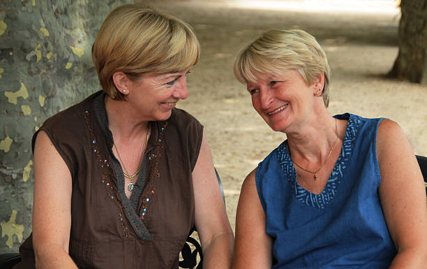 istock two women sharing a happy moment 172916379