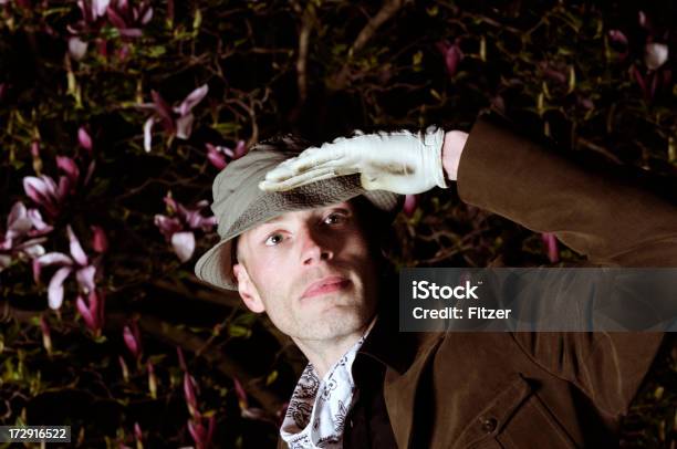 Searching Golfer At Night Stock Photo - Download Image Now - Adult, Adults Only, Bandana