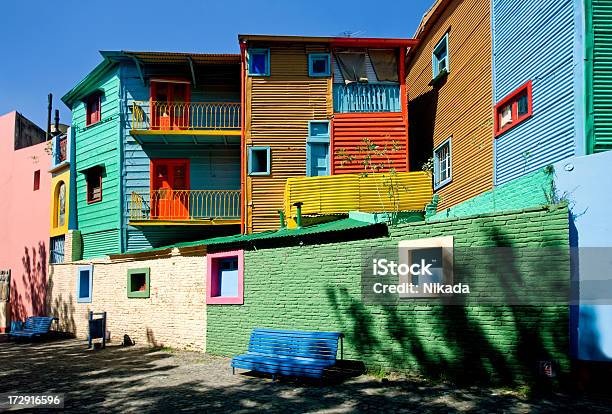 Colourful Houses Stock Photo - Download Image Now - Buenos Aires, La Boca, Argentina