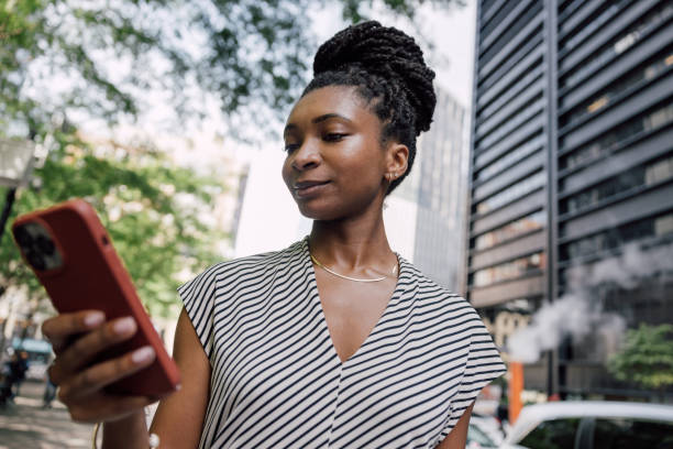 istock Businesswoman in downtown 1729166140