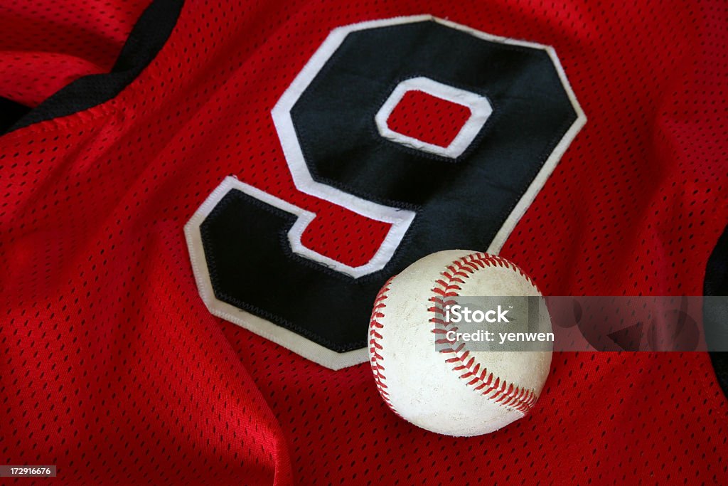 Baseball e Jersey - Foto stock royalty-free di Baseball