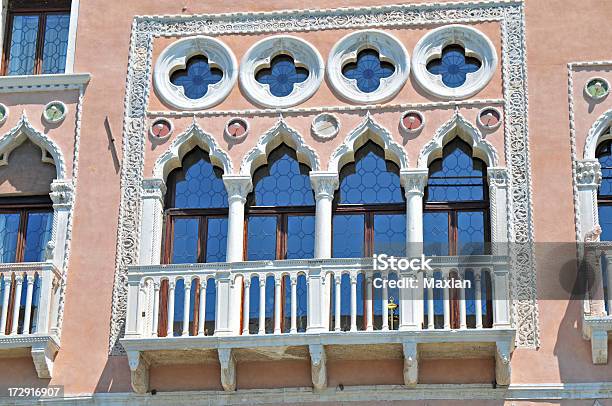 Venetian Balcony Stock Photo - Download Image Now - Arch - Architectural Feature, Architectural Feature, Architecture
