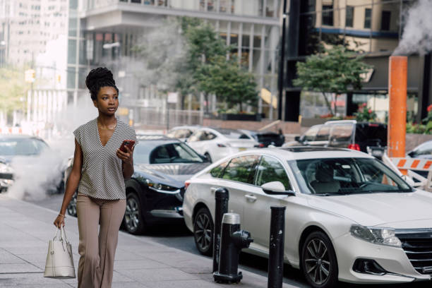 istock Businesswoman in downtown 1729169906