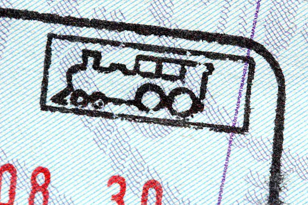 Photo of Train Travel Passport Stamp