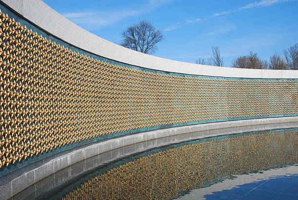 自由の星 2 、第二次世界大戦メモリアル - washington dc world war ii memorial armed forces ストックフォトと画像