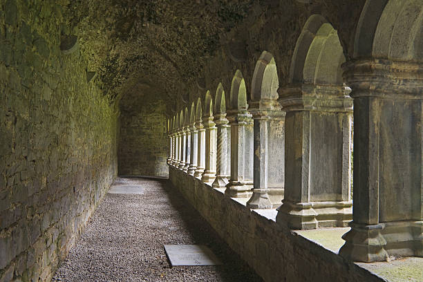 istock Ireland: Arches in Cloister, Quinn Abbey 172918018