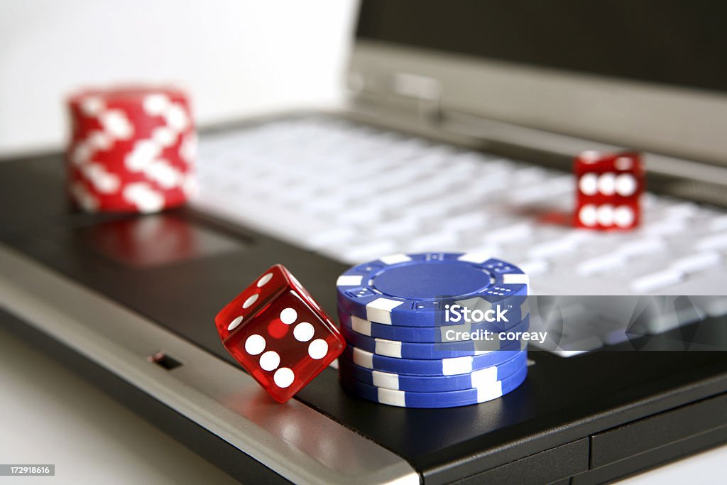 poker serie online - Foto stock royalty-free di Gioco d'azzardo