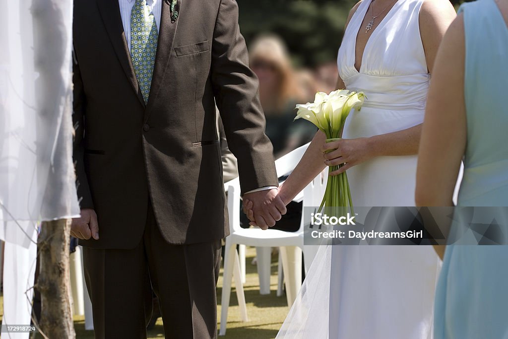 Cerimônia de casamento - Foto de stock de Abraçar royalty-free
