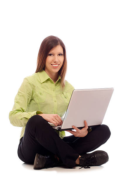 istock Business laptop woman 172918837