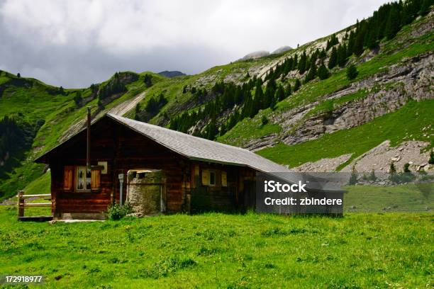 고산대 Chalet 베르네제 오버란트에 대한 스톡 사진 및 기타 이미지 - 베르네제 오버란트, 베른 주, 오두막