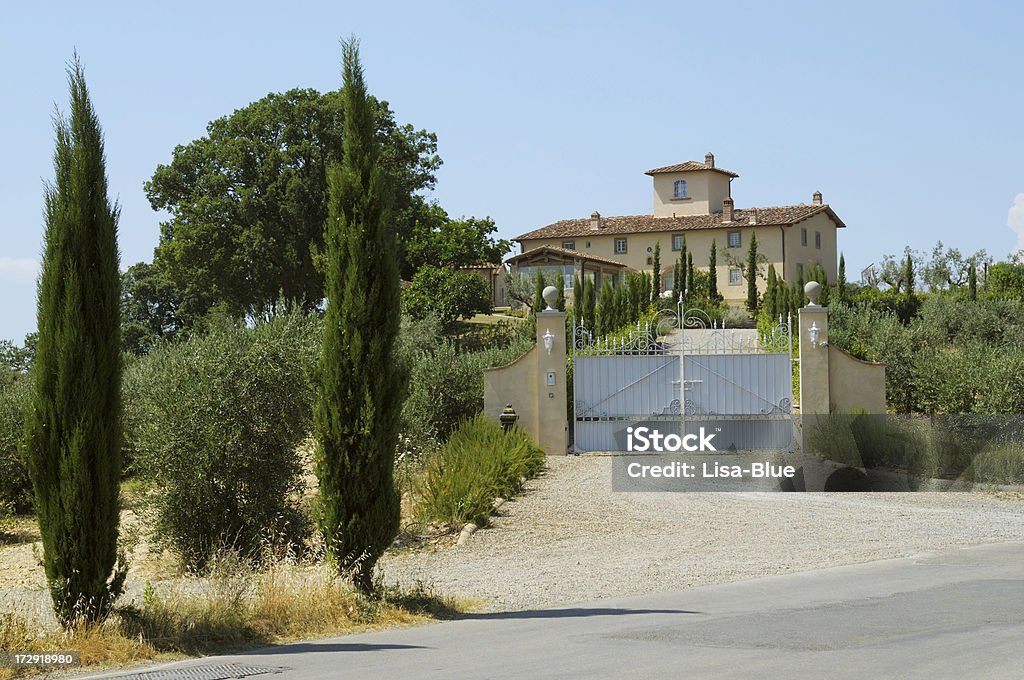 Mansión en el campo - Foto de stock de Casa solariega libre de derechos