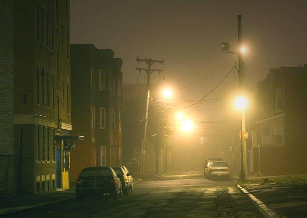 istock Foggy City Street 172919346